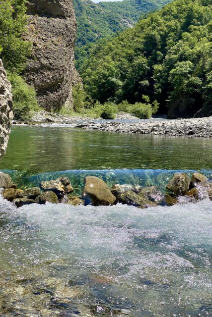 uno scorcio del Fiume Borbera