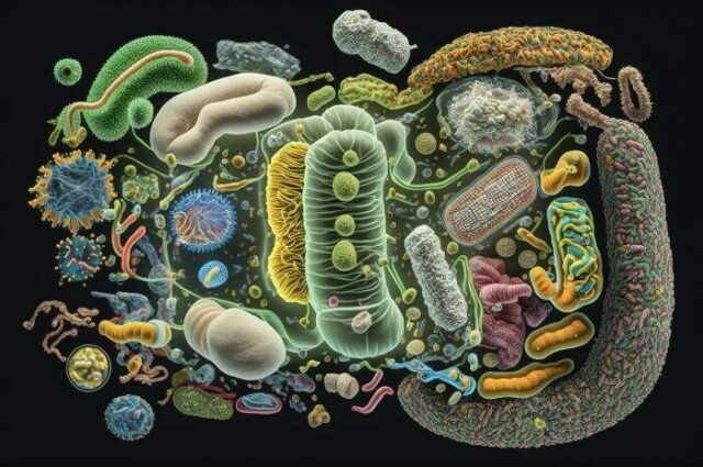 illustrazione del microbiota