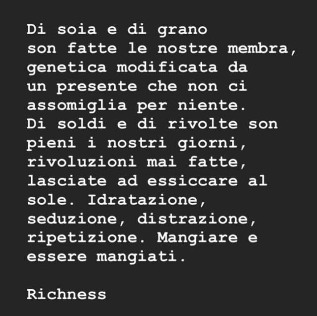 coraggio poesia richness