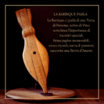 Penna fatta di legno di botti